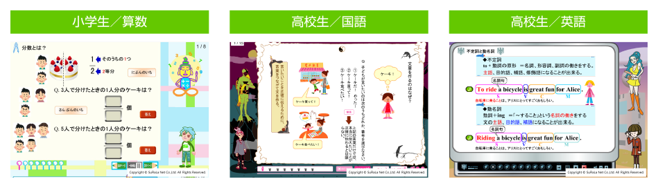 すららの学習画面