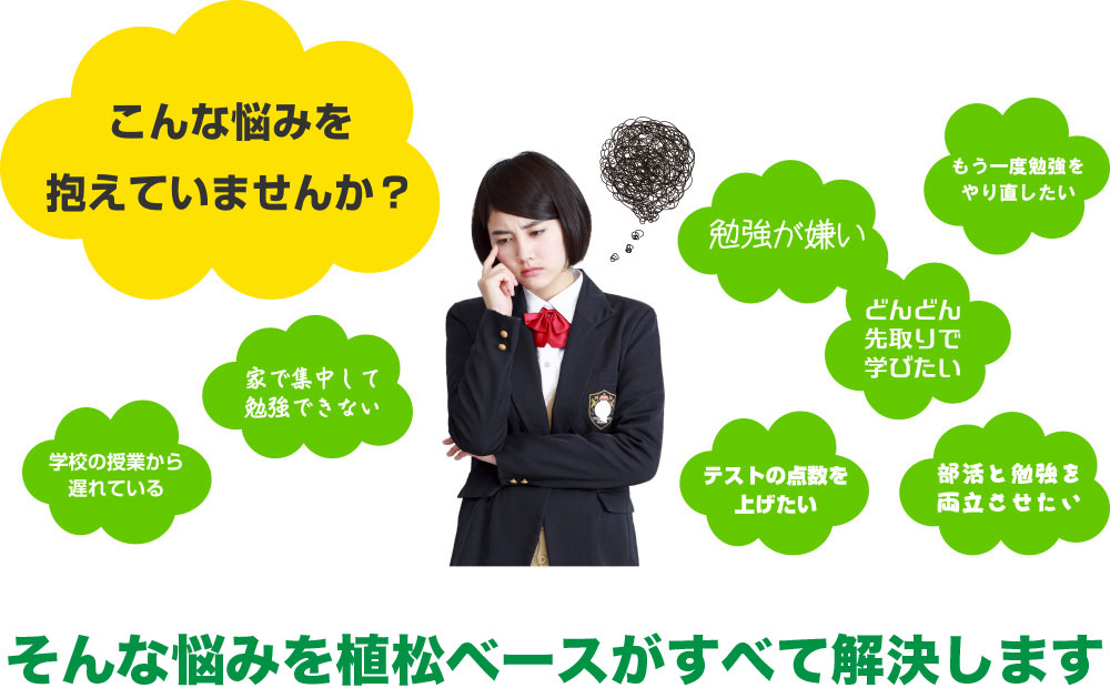 勉強でこんな悩みはありませんか？